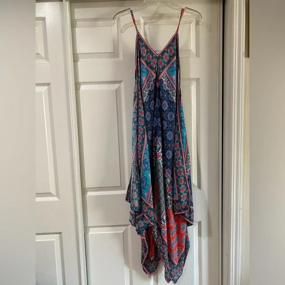 Tolani Bohemian Maxi Dress with Geometric Patterns Size XS - Picture 1 of 11